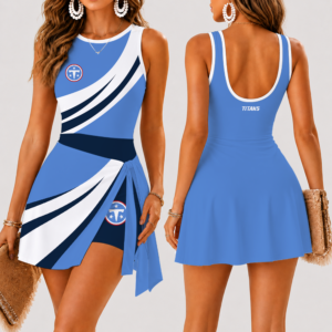 Limited Edition – Customized NFL Tennessee Titans Women’s Summer Skort Dress