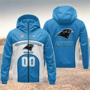 Limited Edition – Customized NFL Carolina Panthers Windbreaker Jacket