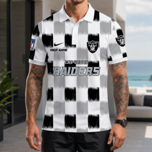 Limited Edition – Customized NFL Las Vegas Raiders Polo Shirt