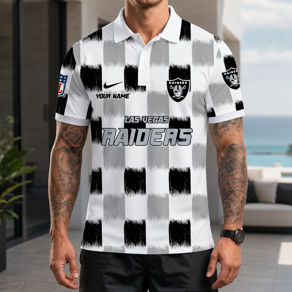 Limited Edition – Customized NFL Las Vegas Raiders Polo Shirt