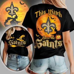 Limited Edition – Customized NFL New Orleans Saints Halloween T-Shirt