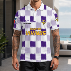 Limited Edition – Customized NFL Minnesota Vikings Polo Shirt