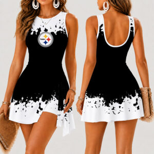 Limited Edition – Customized NFL Pittsburgh Steelers Women’s Summer Skort Dress