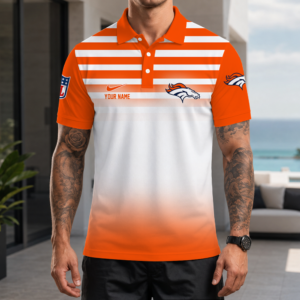 Limited Edition – Customized NFL Denver Broncos Polo Shirt