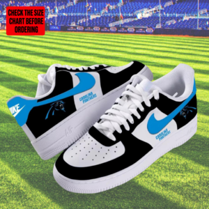 Limited Edition – Customized NFL Carolina Panthers Air Force 1 Shoes