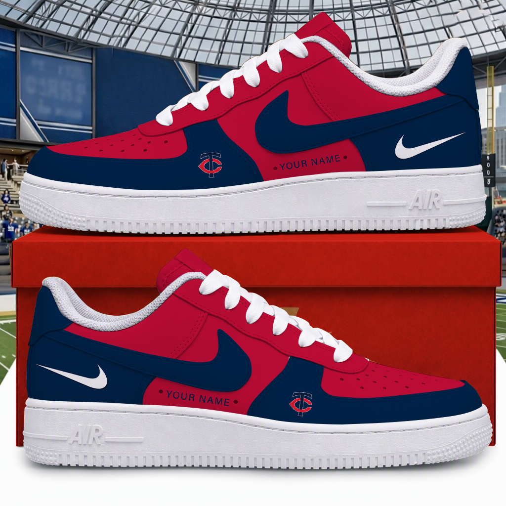 Limited Edition – Customized MLB Minnesota Twins Air Force 1 Shoes