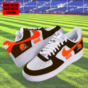 Limited Edition – Customized NFL Cleveland Browns Air Force 1 Shoes