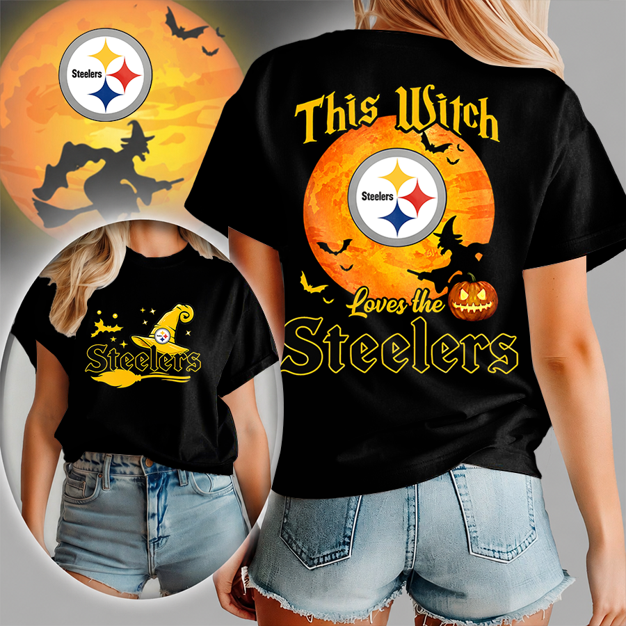 Limited Edition – Customized NFL Pittsburgh Steelers Halloween T-Shirt
