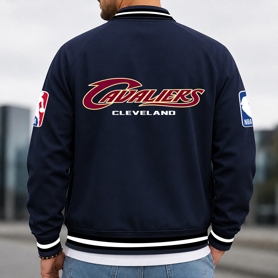 Limited Edition – Customized NBA Cleveland Cavaliers Multicolor Men’s Casual Jacket - Image 3