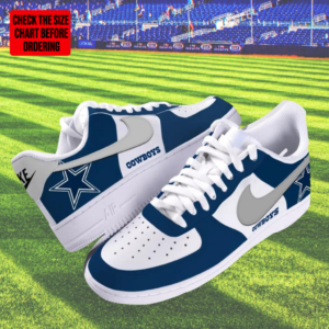 Limited Edition – Customized NFL Dallas Cowboys Air Force 1 Shoes