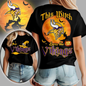 Limited Edition – Customized NFL Minnesota Vikings Halloween T-Shirt