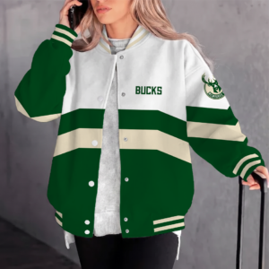 Limited Edition – Customized NBA Milwaukee Bucks Baseball Jacket, Varsity Jacket