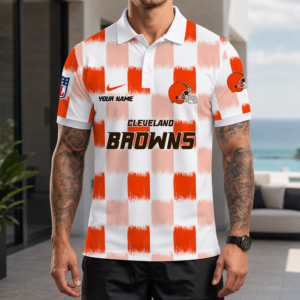 Limited Edition – Customized NFL Cleveland Browns Polo Shirt