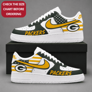 Limited Edition – Customized NFL Green Bay Packers Air Force 1 Shoes