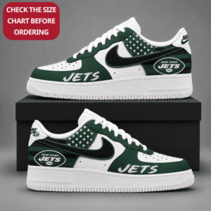 Limited Edition – Customized NFL New York Jets Air Force 1 Shoes