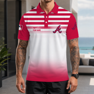 Limited Edition – Customized MLB Atlanta Braves Polo Shirt