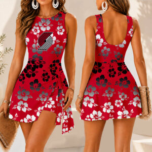 Limited Edition – Customized NBA Portland Trail Blazers Women’s Summer Skort Dress