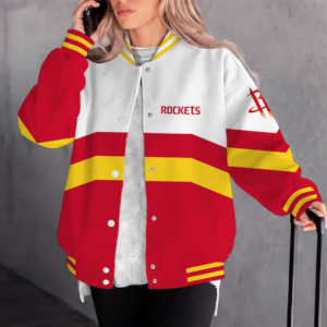 Limited Edition – Customized NBA Houston Rockets Baseball Jacket, Varsity Jacket