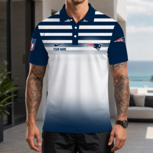 Limited Edition – Customized NFL New England Patriots Polo Shirt
