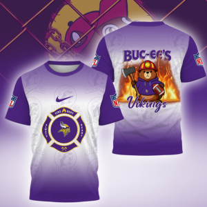 Limited Edition – Customized NFL Minnesota Vikings Buc-Ee’s Unisex T-Shirt