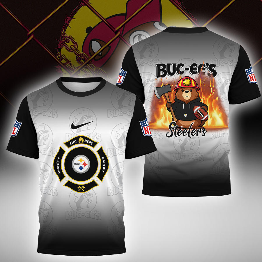 Limited Edition – Customized NFL Pittsburgh Steelers Buc-Ee’s Unisex T-Shirt