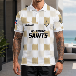 Limited Edition – Customized NFL New Orleans Saints Polo Shirt