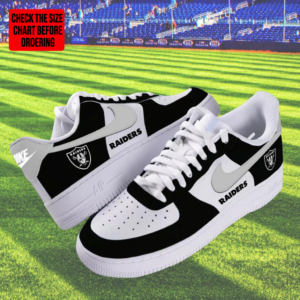 Limited Edition – Customized NFL Las Vegas Raiders Air Force 1 Shoes