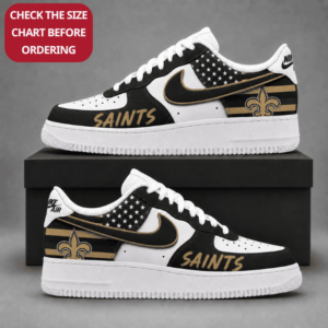 Limited Edition – Customized NFL New Orleans Saints Air Force 1 Shoes