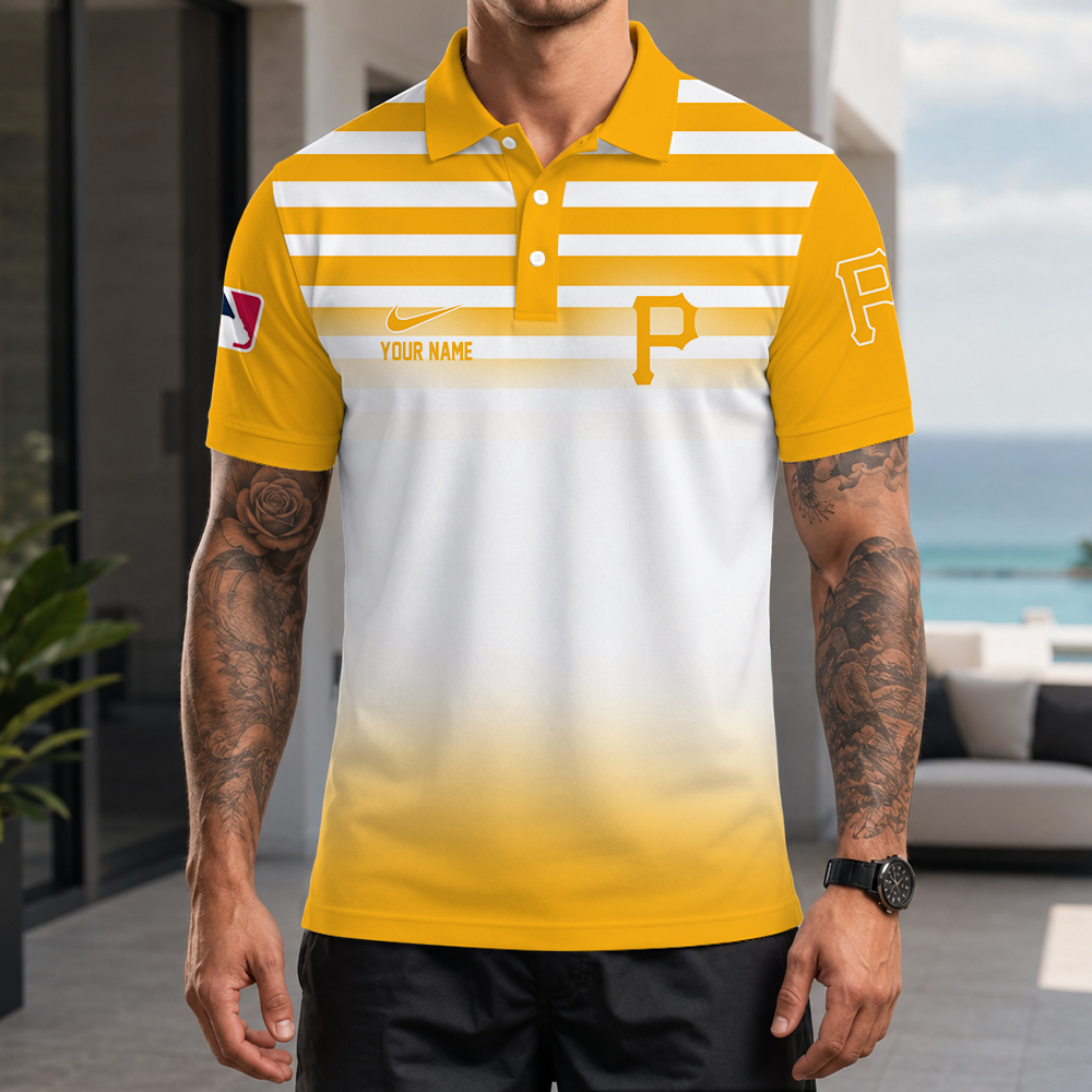 Limited Edition – Customized MLB Pittsburgh Pirates Polo Shirt