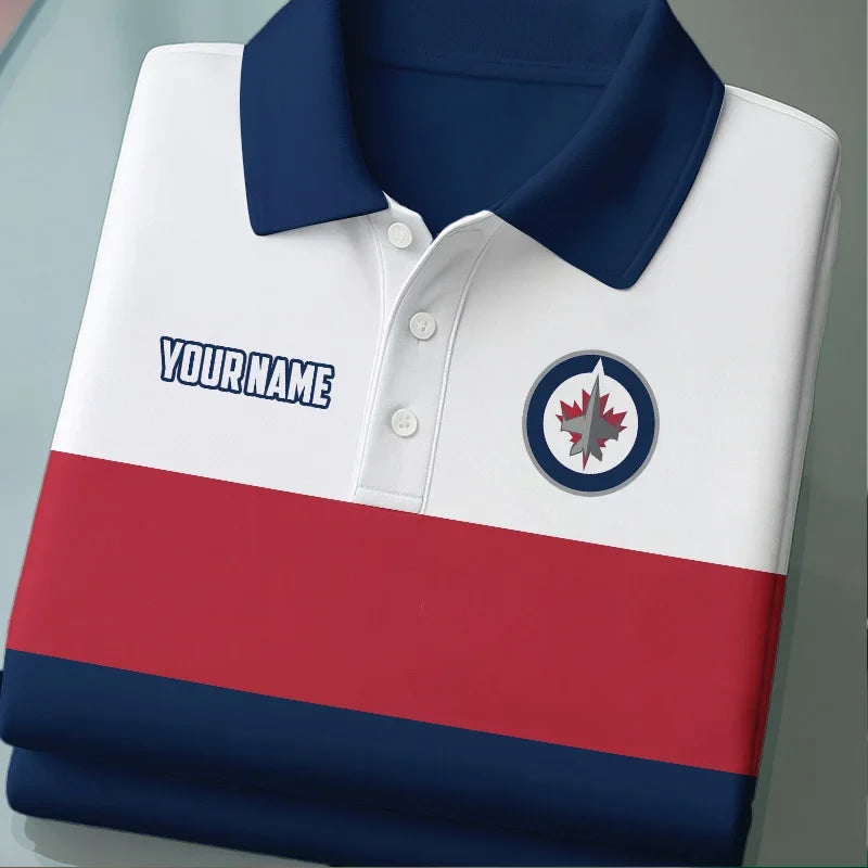 Limited Edition – Customized Nhl Winnipeg Jets Polo Shirt