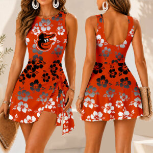 Limited Edition – Customized MLB Baltimore Orioles Women’s Summer Skort Dress