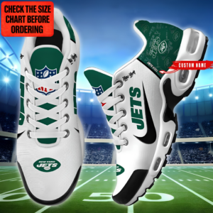 Limited Edition – Customized NFL New York Jets Air Max Plus Sneakers