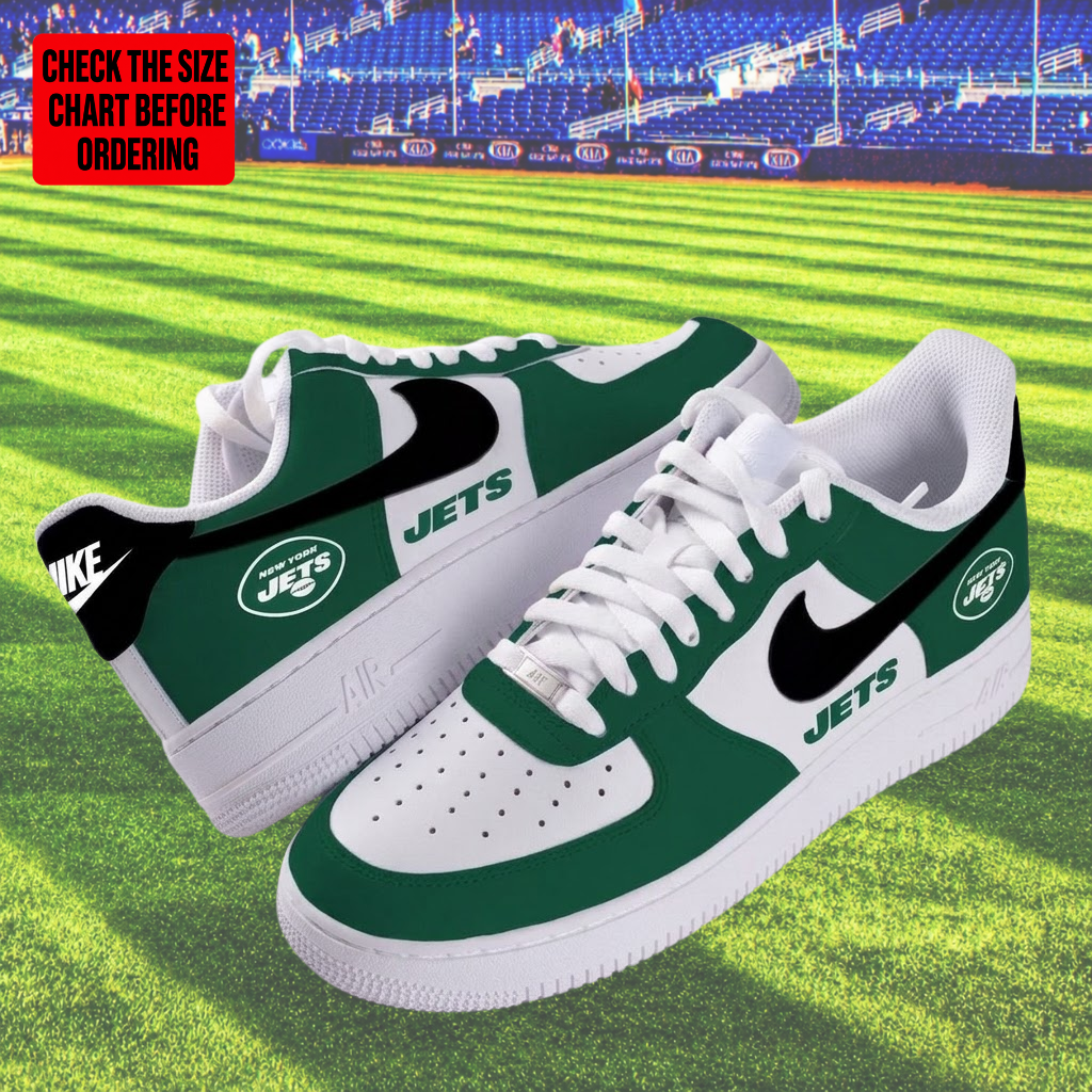 Limited Edition – Customized NFL New York Jets Air Force 1 Shoes