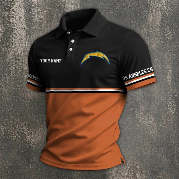 Limited Edition – Customized NFL Los Angeles Chargers Polo Shirt - Image 5