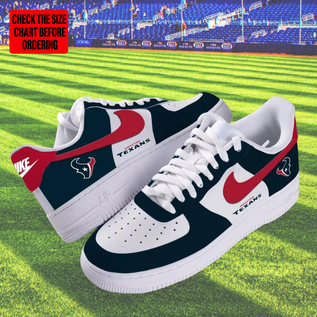 Limited Edition – Customized NFL Houston Texans Air Force 1 Shoes