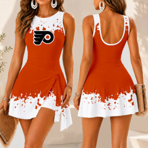 Limited Edition – Customized Nhl Philadelphia Flyers Women’s Summer Skort Dress