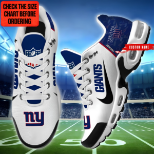 Limited Edition – Customized NFL New York Giants Air Max Plus Sneakers