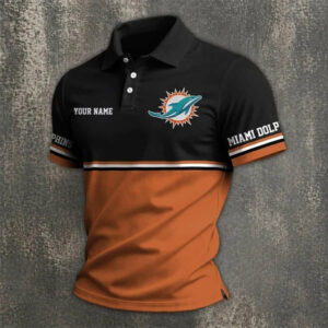 Limited Edition – Customized NFL Miami Dolphins Polo Shirt