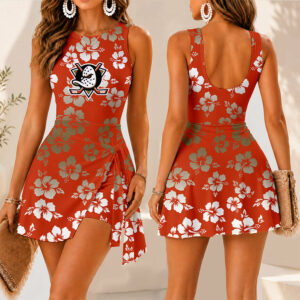Limited Edition – Customized Nhl Anaheim Ducks Women’s Summer Skort Dress