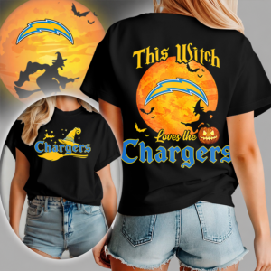 Limited Edition – Customized NFL Los Angeles Chargers Halloween T-Shirt