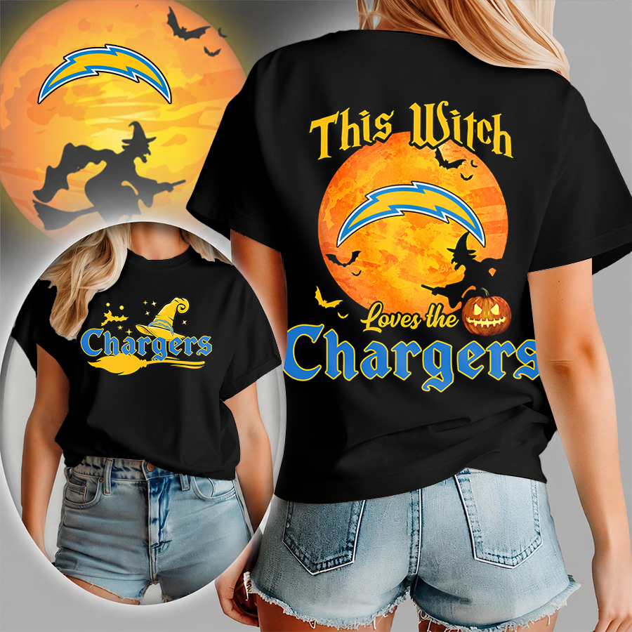Limited Edition – Customized NFL Los Angeles Chargers Halloween T-Shirt