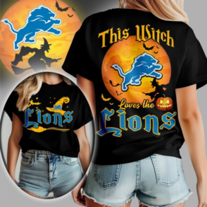 Limited Edition – Customized NFL Detroit Lions Halloween T-Shirt