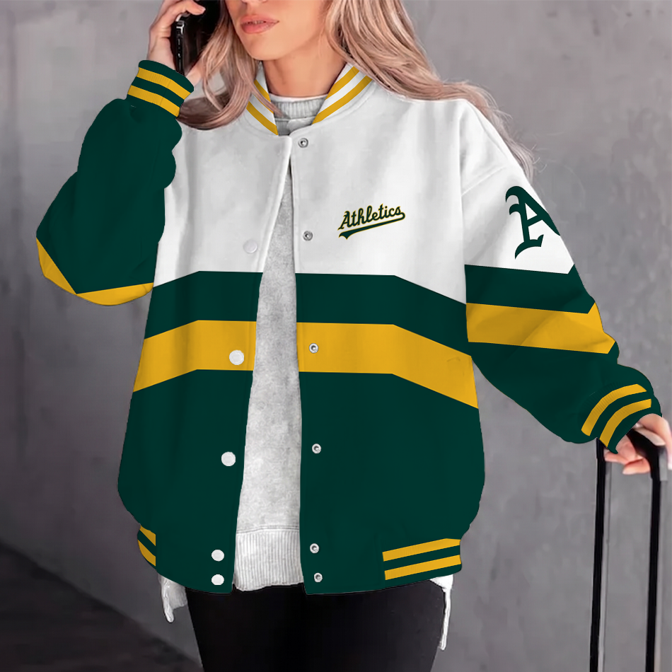 Limited Edition – Customized MLB Oakland Athletics Varsity Jacket & Baseball Jacket