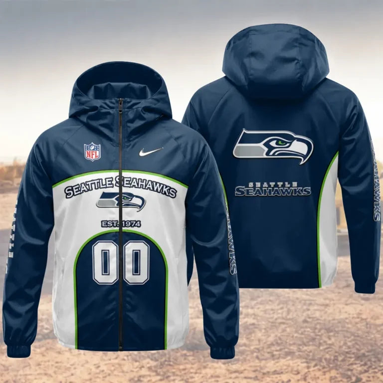 Limited Edition – Customized NFL Seattle Seahawks Windbreaker Jacket
