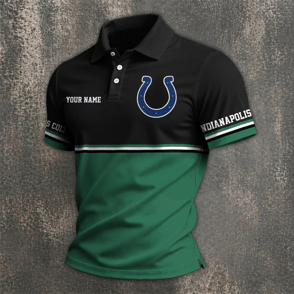 Limited Edition – Customized NFL Indianapolis Colts Polo Shirt - Image 3