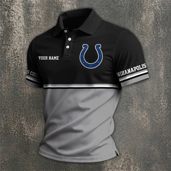 Limited Edition – Customized NFL Indianapolis Colts Polo Shirt - Image 2
