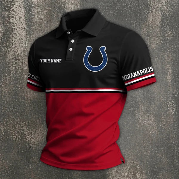 Limited Edition – Customized NFL Indianapolis Colts Polo Shirt - Image 5