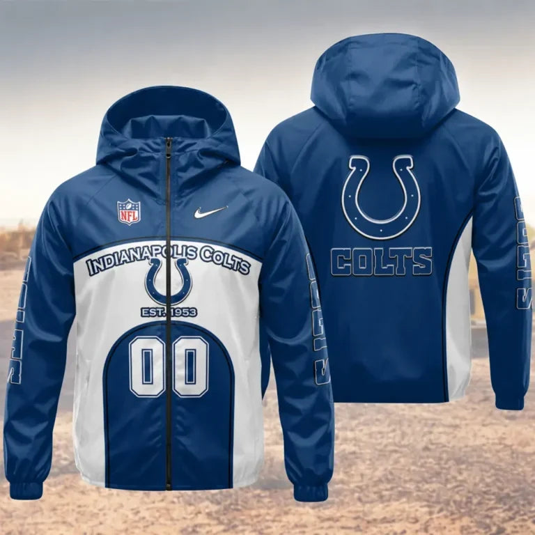 Limited Edition – Customized NFL Indianapolis Colts Windbreaker Jacket