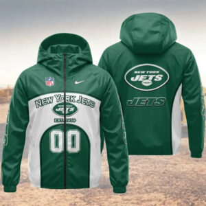 Limited Edition – Customized NFL New York Jets Windbreaker Jacket