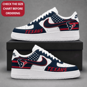Limited Edition – Customized NFL Houston Texans Air Force 1 Shoes